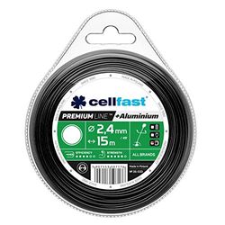 Cellfast Filo Da Taglio Fil De Débroussailleuse Renforcé Per Decespugliatori E Tagliaerba Filo Per Decespugliatore Premium Cercio 2,4 mm 15 m