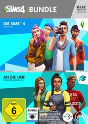 THE SIMS 4 Plus Discover University Bundle: Base game EP8 - [PC] - [Code in a box - enthält keine CD]