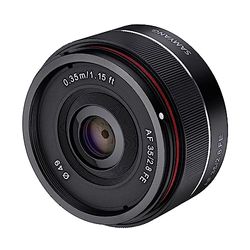 Samyang AF 35mm F2.8 autofocus gran angular para Sony E-mount lens bayonet black (autofocus, apto para formato completo y APS-C, UMC, IF, diámetro del filtro 49mm