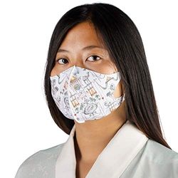 zoeppritz since 1828' Responsibility masker, polyester, offwhite, één maat.
