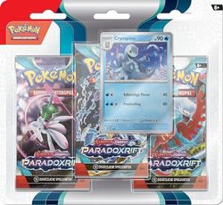 Pokémon - Verzamelkaartspel: 3-pack (Cryospino) Karmesin & Purpur – Paradoxrift (3 boosterpacks & 1 holografische promokaart)