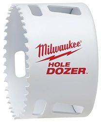 Milwaukee 45242193370 Scie Cloche Hole Dozer des Perçages Haute Qualité, Blanc Pack of 1