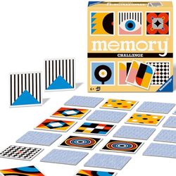 Ravenburger - Memory® Challenge, Retos, Juego de Mesa, Juego Memory, Juego niños +6 años, Juego Educativo, 64 Tarjetas