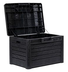 Toomax Coffre compact Florida 120L, en plastique extérieur, 73 x 50,5 x 46,5 cm, Art. 158 (anthracite)