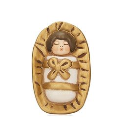 Thun menino jesus para presépio clássico (cerâmica), multicolorido
