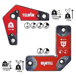 Telwin 804131 Supports Magnétiques, 9-13 kg - 2 pc