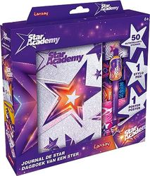 Lansay Star Academy Dagboek van Star, geheim notitieboek, tekeningen en kleurplaten, vanaf 6 jaar