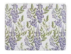 Creative Tops Wisteria, tryckta, rektangulära, med korkbaksida, flerfärgade, 30 x 23 cm