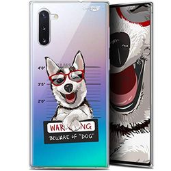 Caseink Beschermhoes voor Samsung Galaxy Note 10 (6.3) Gel HD [bedrukt in Frankrijk – Galaxy Note 10 – zacht – schokbestendig – Beware The Husky Dog