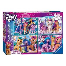 Ravensburger Puzzle My Little Pony, Puzzle 4 x 42 Pezzi, Bumper Pack, Età Consigliata 4+, Puzzle per Bambini, Stampa di Alta Qualità, 05239 4