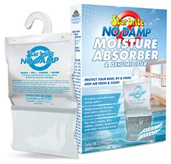 STAR BRITE No Damp Absorbeur d'Humidité & Déshumidificateur 454 g en Sac Suspendu - Contrôle Simple et Portable de l'Humidité pour Bateaux, Camping-Cars, Placards et Plus