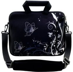 Ektor Ltd Duragadget - Funda blanda de neopreno con asa y correa para el hombro para portátil de 15", 15,2", 15,4" y 15,6"