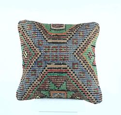 Kelim Cuscino 40x40 cm fatto a mano turco prodotto federe kilim dekorativo orientale etnici cuscino A442