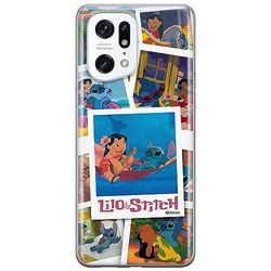 ERT GROUP custodia per cellulare per Oppo FIND X5 PRO originale e con licenza ufficiale Disney, modello Lilo & Stitch 001 adattato in modo ottimale alla forma dello smartphone, custodia in TPU