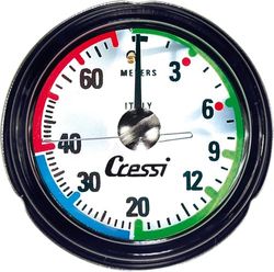 Cressi Depth Gauge Module for Console Accessoire Unisex-Adult, Argent/Blanc, MT