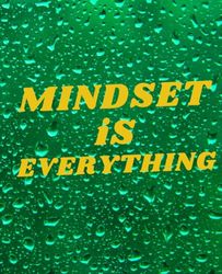 Mindset is everything: Notebook Journal with positive phrase affirmation 110 ruled pages