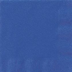 Unieke partij Papieren servetten Pack of 20 Royal Blauw