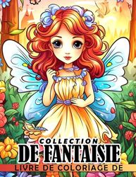 Livre de coloriage de collection de fantaisie: Adorables pages à colorier avec des sirènes des el