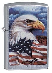Zippo Mazzi, Freedom Watch Lighter - Street Chrome