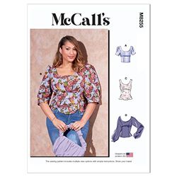 McCalls M8255RR Misses / Plus Size TOP / Vest