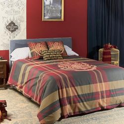 BELUM | Harry Potter Duvet Cover, 100% Cotton Wizard Dinasty Duvet Cover for 120 cm Bed (200 x 200 cm)
