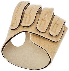 Rolyan Hand-Based In-Line Splint, Provides Supportive and Protective Design for the Hand with Reinforced Neoprene MCP Support Straps to Prevent Over-Stretching, Large, Right