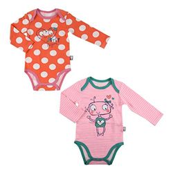 Set di 2 body Bambino Ragazza Maniche Lunghe Illico – Taglia – 18 mesi (86 cm)