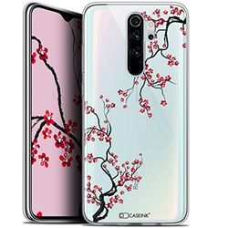 Caseink Coque pour Xiaomi Redmi Note 8 Pro (6.5) [Gel HD Imprimé en France Collection Summer Design Sakura - Souple - Ultra Fin ]