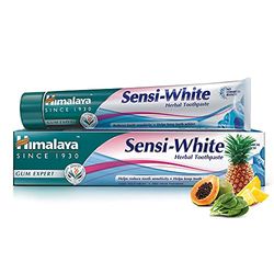 Himalaya Sensi-white Toothpaste helps in teeth whitening| Rapid and Long Lasting Sensitivity Relief|With Active Ingredients for cavity protection |Enamel Friendly- 75ml