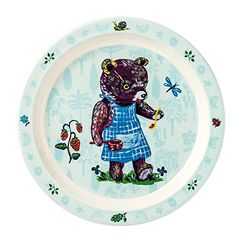 Nathalie Lété Talerz dziecięcy (21 cm, niedźwiedź)