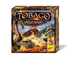 Zoch zum Spielen 601105120 Zoch-Tobago Expansion to The Cult Game – with 3D Volcano for Further Fun, from 8 Years, Multicoloured