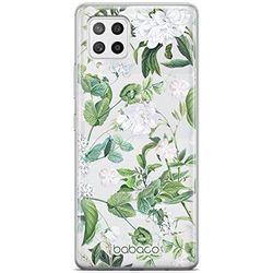 ERT GROUP mobiltelefonfodral för Samsung A42 5G originalt och officiellt licensierat Babaco mönster Flowers 034 optimalt anpassad till formen på mobiltelefonen, gedeeltelijk transparant
