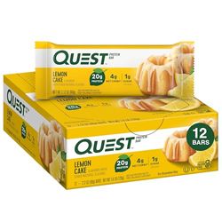 Quest Bar, Lemon Cake, 12/box