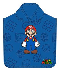 FACTORY CR 2023MAR013, SONIC - Poncho Microfibre, Serviette de Piscine, Serviette Enfant, Imprimé Enfant, 50x100 mixte enfant, Color, único