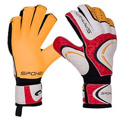 Spokey GRASP Keepershandschoenen, maat: 9 - rood, één maat