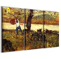 Canvasafbeelding, Van Gogh Vol II, moderne afbeeldingen uit 3 panelen, volledig ingelijst, canvas, klaar om op te hangen, 120 x 90 cm
