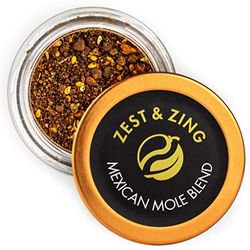 Mexican Mole Blend (Coarse), 30g Spice Jar - Premium Blends by ZEST & ZING. Fresher, Convenient, Stackable Spice Jars.