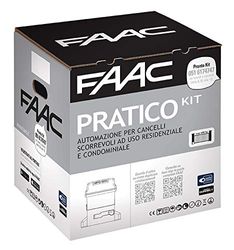 Faac Pratico Kit 746 230V Automazione Cancello Battente Cancelli Anta Battenti a bagno d’olio per cancello scorrevole ad uso intensivo con peso max 600 kg 10564944