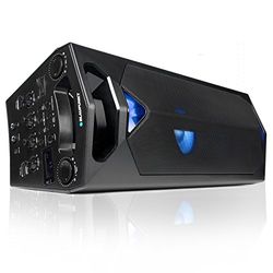 Blaupunkt PS 500 - Altoparlante per feste, impianto musicale con batteria integrata, 40 W RMS, Bluetooth, USB, Aux In, radio FM, ingresso per chitarre e microfono, funzione eco, scatola musicale con