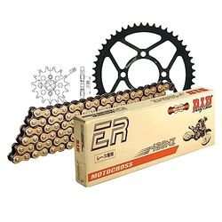 Kettingset DID staal 428NZ / 116 clipslot voor Yamaha TT-R 125 cc bouwjaar 2002-2004