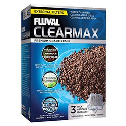 Fluval Clear Max środek do usuwania fosforanów 300 g - 3 x 100 g - smakołyki 3 x 100 l, brązowy