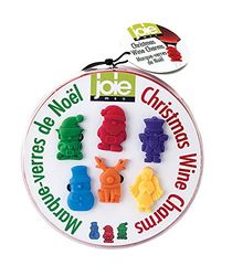 Joie Kitchen Gadgets 49853 Wine Charms, Glass, Multi-Colour