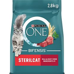 Purina ONE Bifensis kattfoder steriliserad vuxen med oxe, 4 påsar på 2,8 kg