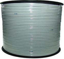 câble pour enceinte blanc 2 x 1,5 mm ² 30 m