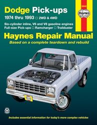 Dodge Full-size Pickups: 1974 Thru 1993