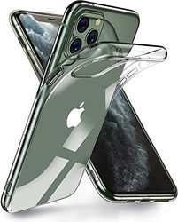 Transparante telefoonhoes voor Apple iPhone 11 / iPhone 11 Pro/iPhone 11 Pro Max, transparant, ultradun, 1,5 mm, TPU-case, cover, beschermhoes, stootvast, doorzichtig, zacht (voor Apple iPhone 11 Pro)