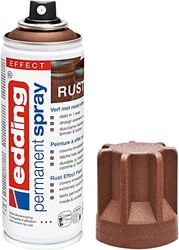edding 5200 spray permanent - effet rouille mat - 200 ml - peinture acrylique pour peindre ou décorer verre, métal, bois, céramique, plastique, toile - peinture acrylique en aérosol