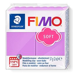 FIMO 8020-62 ST 8020 Pasta de modelar, cor de lavanda, 56 g