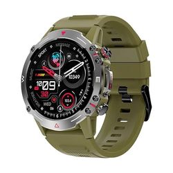 Cool Smartwatch Display Amoled Adventure Silicone Verde (Chiamate Salute...), Verde, Mediano