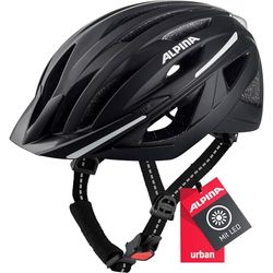 ALPINA HAGA cykelhjälm, unisex – vuxna, svart matt, 58-63